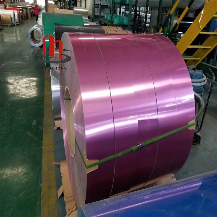 Guozhong Steel Manufacturer Red Color Prepainted Galvanized Galvalume Steel Coil