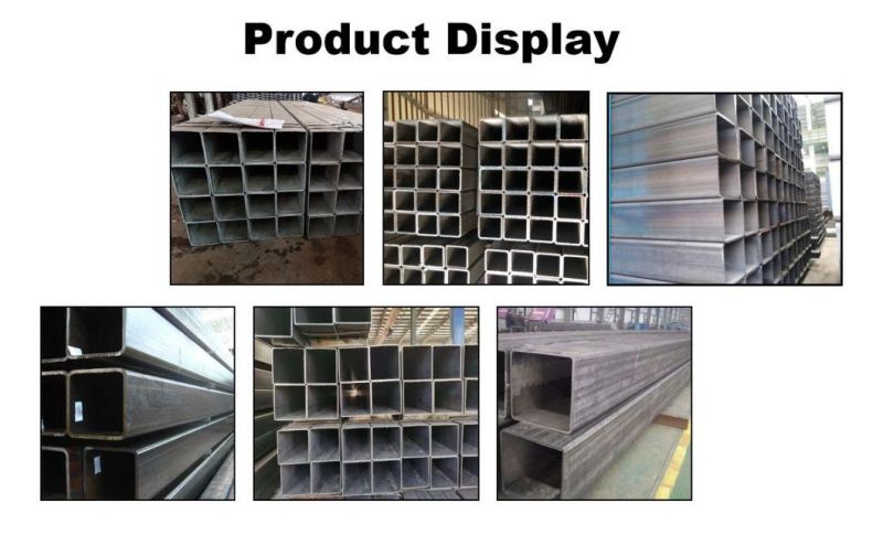 High Quality, Q235, S275, S355 25*25*0.5 30*30*0.4 Tubular Steel Black Hollow Section Rectangular Steel Tube Square Steel Pipe for Building, Construction