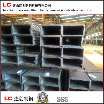 120mmx60mm Black Rectangular Steel Pipe with High Quality