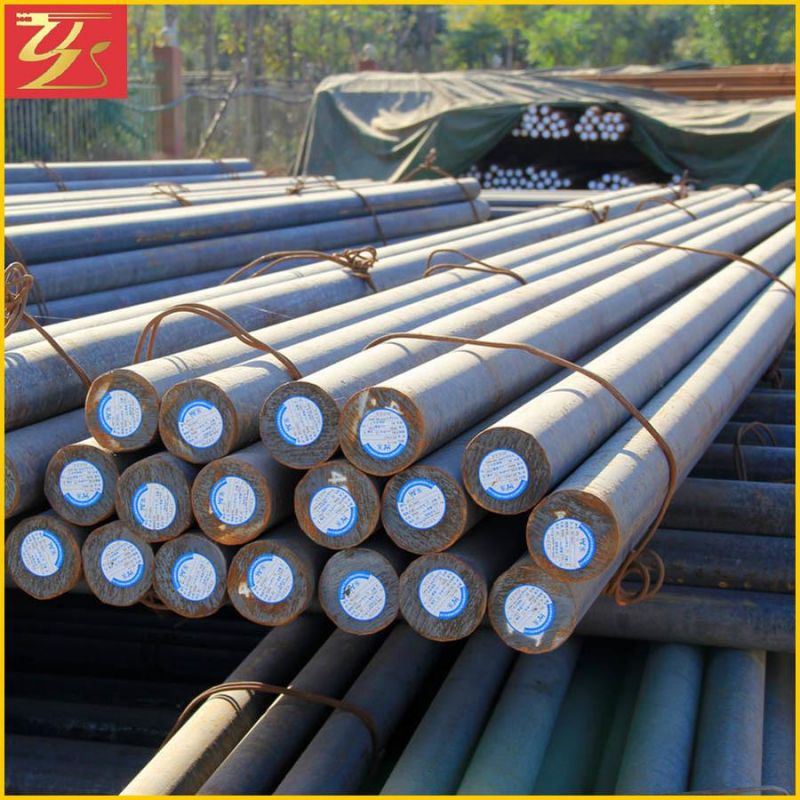 Black Surface Hot Rolled S355j2 1045 Round Steel Bar Iron Rods