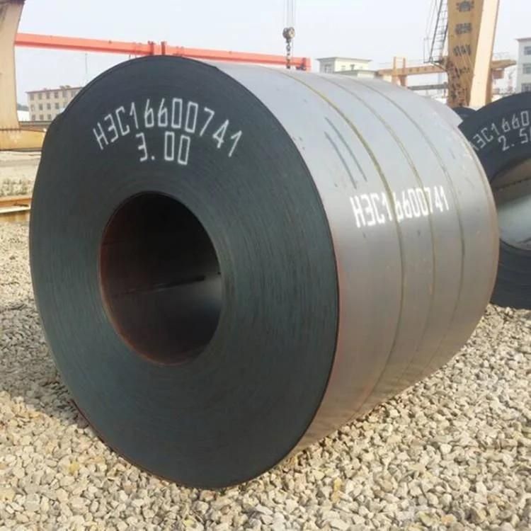 Hot Rolled Steel Coil St52 5mm Thickness Hot Rolled Black Iron Steel Sheet Metal Hr Coil for Structural