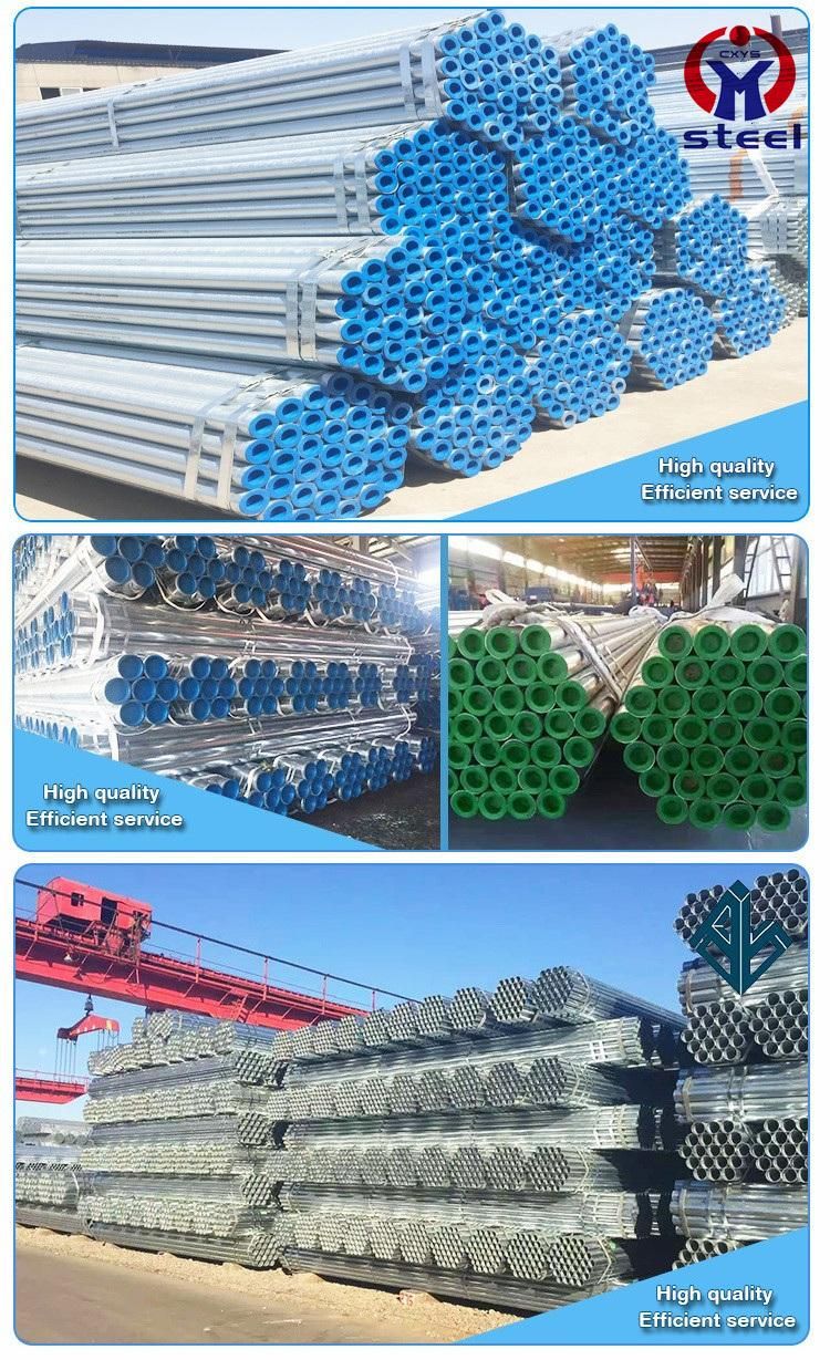 Wholesale Factory Price Carbon Steel Thin Wall Galvanized Steel Pipe