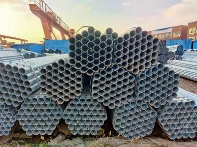 JIS G3302 Z12 Z18 Z22 Z25 Z27 5mm-630mm Od Gi Scaffolding Pipe Galvanized Steel Tube