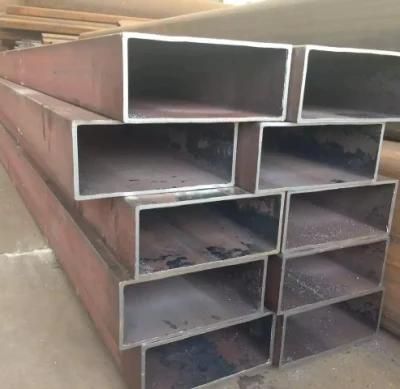 Mild Carbon Black Iron Rectangular Ms Steel Pipe for Sale