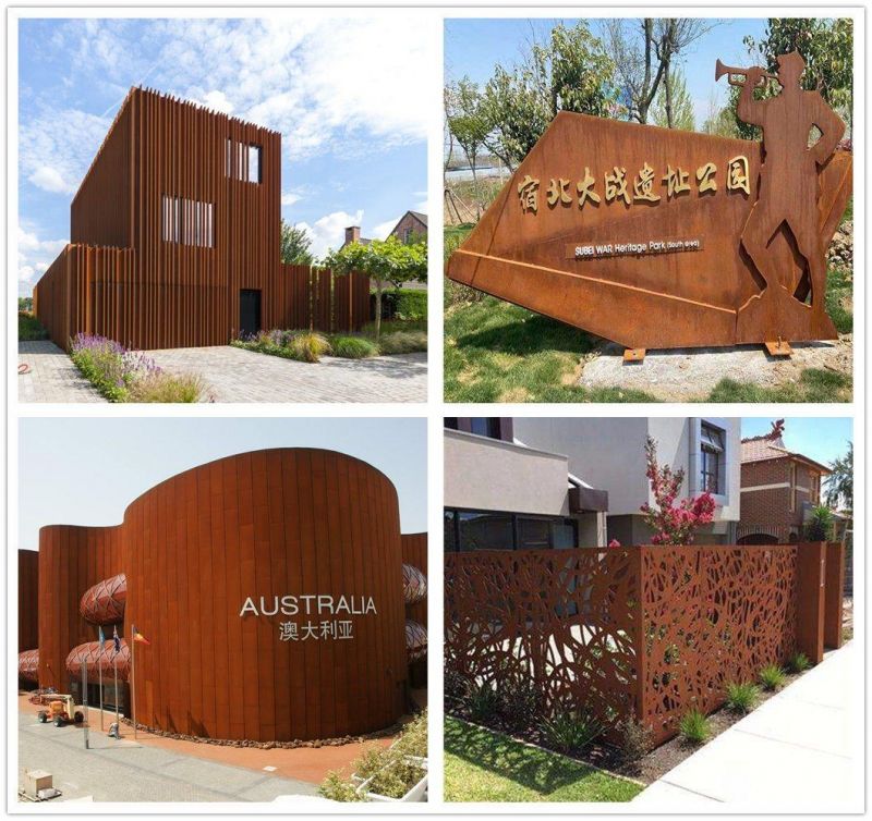 Building Material Steel Sheet Hot/ Cold Rolled Weather Resistant Corten a B ASTM A242 A588 Corten Steel Plate