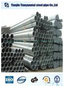 Building Materials Galvanized Round Steel Pipe /Pre Galvanized Steel Pipe