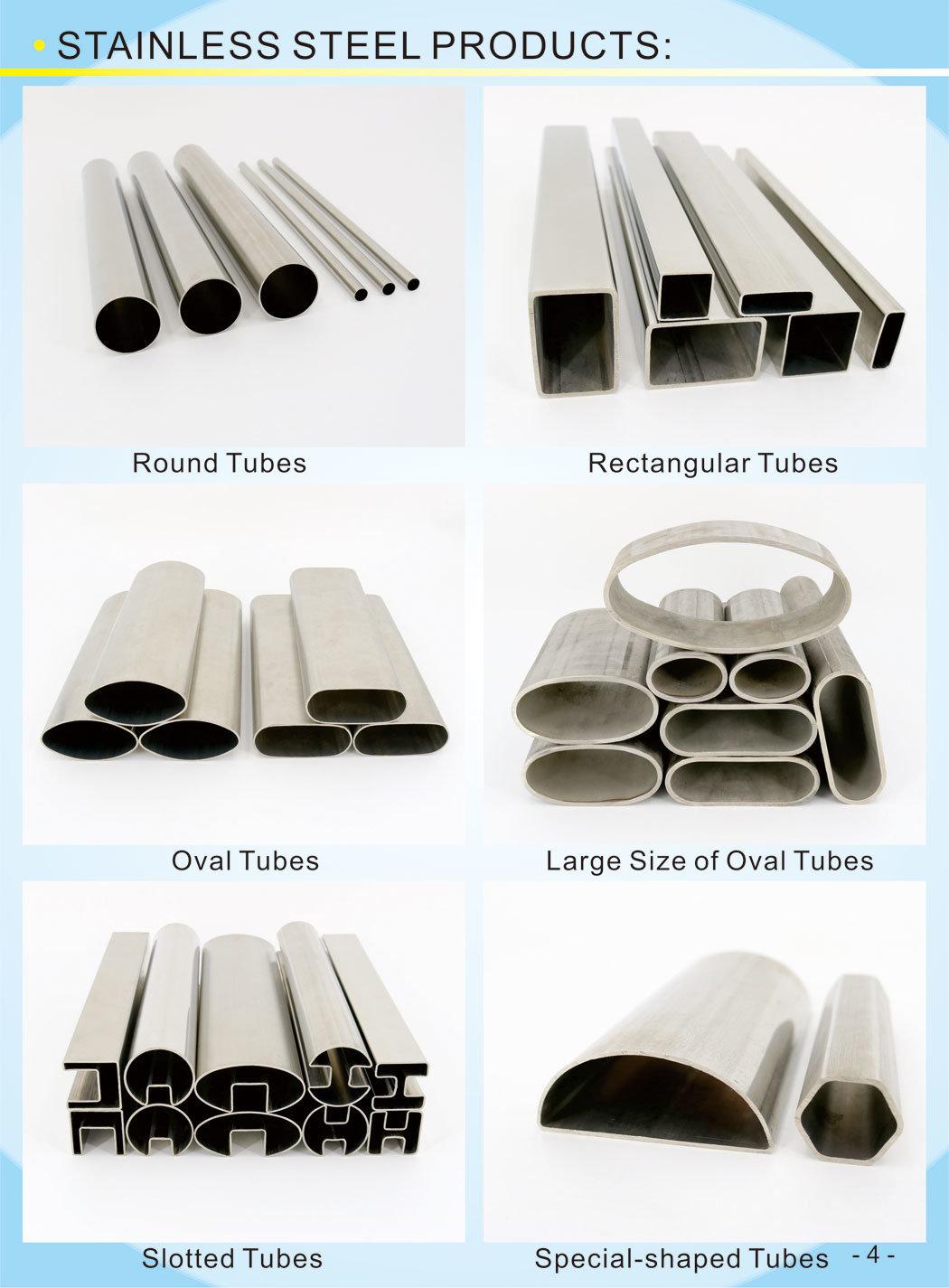 Stainless Steel Welded Square & Rectangular Tubes for Decoration