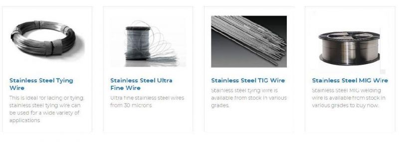 High Tensile Thin Stainless Steel Wire / 316 316L 1mm Steel Wire Mesh