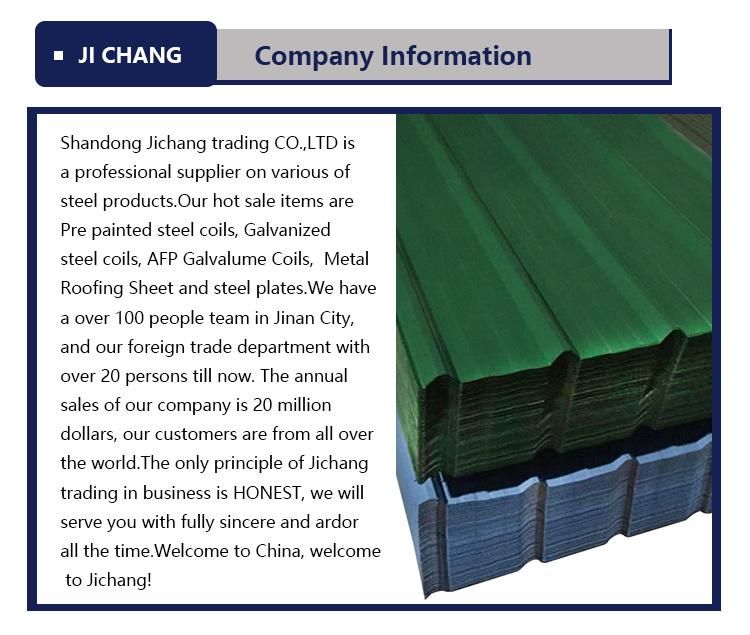 Building Material Bwg34 PPGI Color Coated Prepainted Steel Metal Roof Sheet Price 20 Gauge Gi Galvanized Corrugated Sheet Roofing Sheet