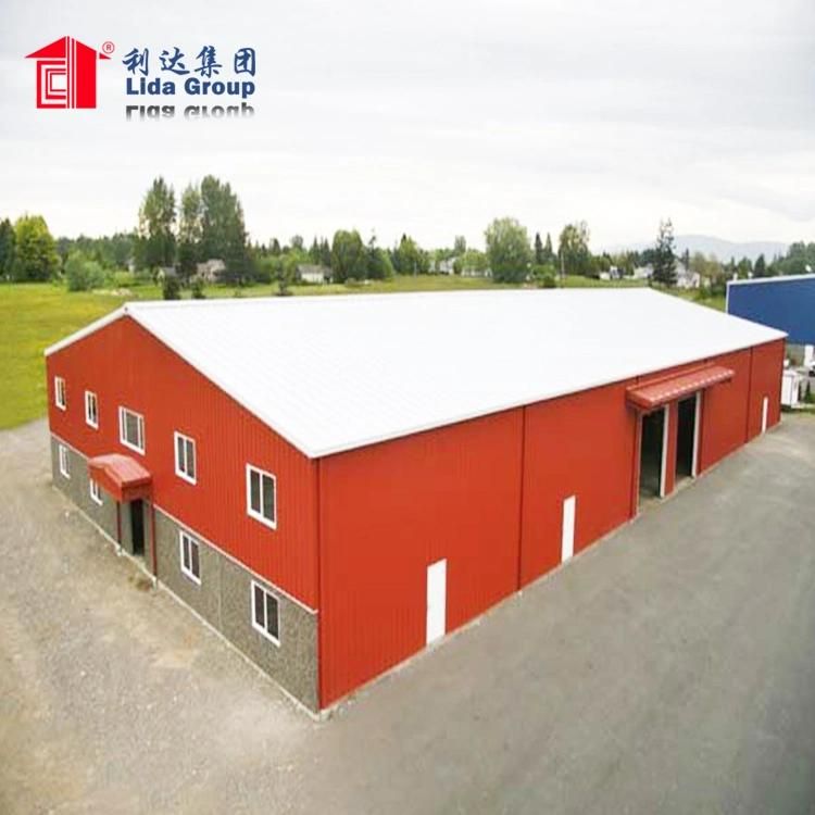 Prefab Low Cost Engineered Steel Structure Warehouse