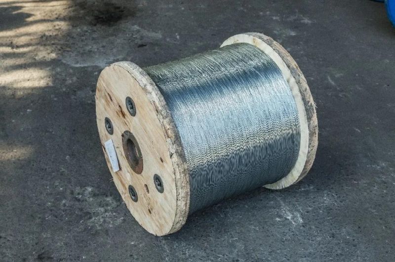 7/1.6mm Galvanized Steel Wire Strand for Optical Fiber Cable OFC