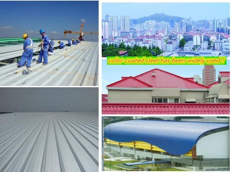 High Quality Color Coated Steel Plate Roofing Sheet for Structure Workshop