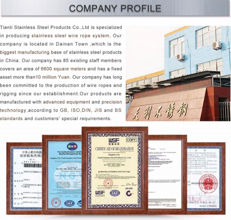 High Tensile Strength Stainless Steel Cable Wire Rope