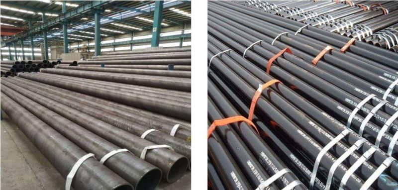 ASTM A106 A53 API5l Pipe Gr B Schedule 40 Black Seamless Steel Pipeline Pipe Tube