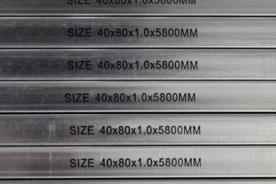 Q195 Steel Fence Post Galvanized Square Tube