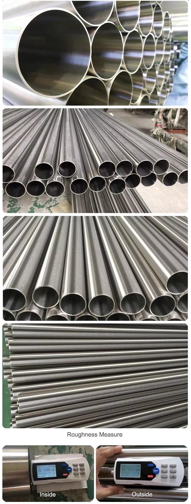 Food Grade 304 304L 316 316L 310S 321 Seamless Stainless Steel Tube Ss Pipe