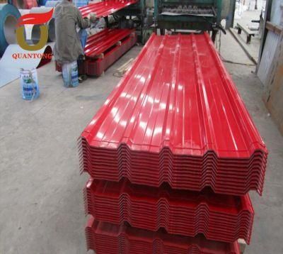 Sgcd3 Sgc340 Width 600~1500mm Corrugated Steel Roofing Sheet / Coil