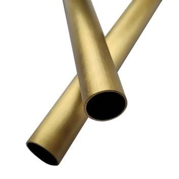 Decorative 201 Grade Welded Stainless Steel Golden Round Pipe/Tube
