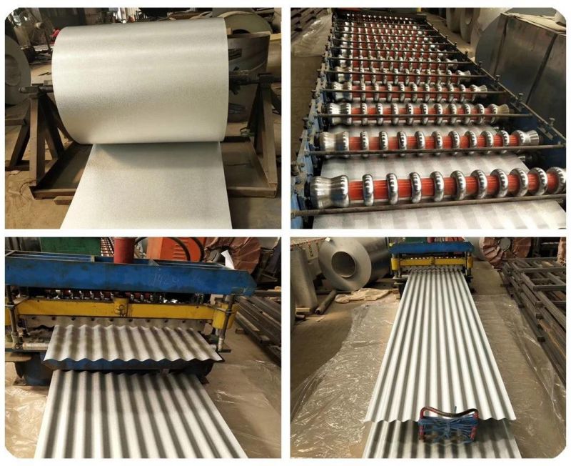 Cold Rolled Anti-Fingerprint SGLCC Galvalume Corrugated Roofing Sheet