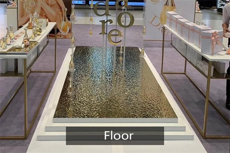 Corrugated Color 304L 316L Stainless Steel Sheet and Plates Decorative Gold Metal