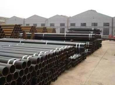 Ms Steel ERW Carbon ASTM A53 Black Iron Pipe Welded Sch40 Steel Pipe for Building Material