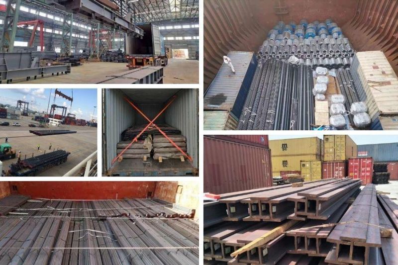 H-Shaped Steel Galvanized Steel H Beam Manufacturer′s Supply 6-12m Long Steel