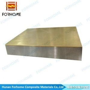 Copper Cladded Stainless Steel or Steel Bimetallic Clad Sheet Tube Sheet