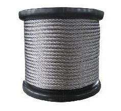 Spiral Stainless Steel Wire Rope 1x3, 1x12, 1x7, 1x37