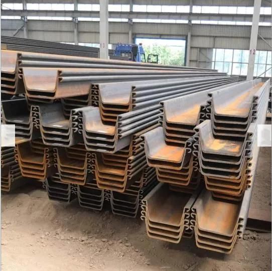 Hot Selling Steel Sheet Pile Type 2 Sy295/Sy390 Sheet Pile