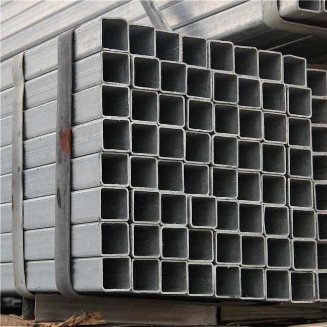 Galvanized Steel Pipe Tube Thin Wall Steel Square Tubing Direct Sales by Chinese Manufacturers