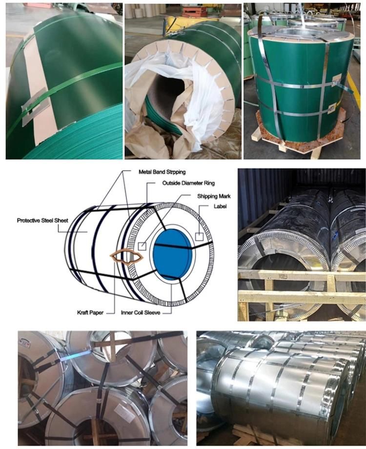 Ral9001 Ral3003 PPGI Ral Color Coated Steel Rolls Prepainted Zinc Color Coated Steel Coil