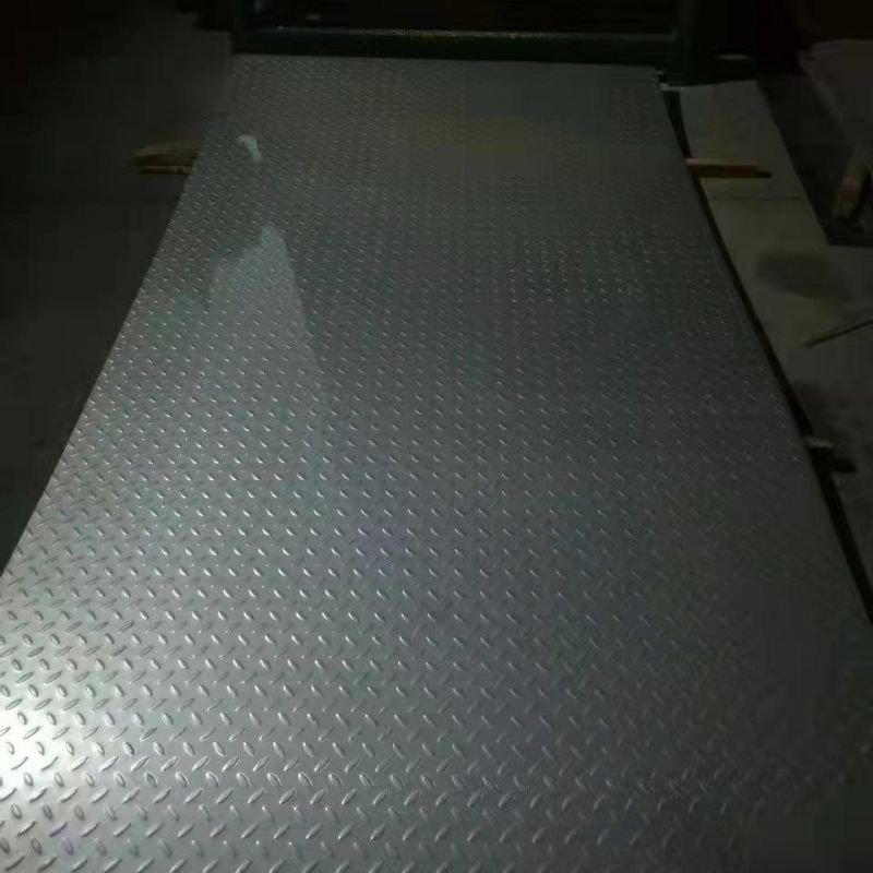 0.4 - 8.0mm Thick Checkered Anti Slip 201 304 316L Stainless Steel Plate for Floor
