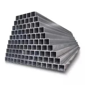 Q195 Low Carbon Steel Hot DIP Galvanized Coating Square Rectangular Tube Welded Carbon Hollow Section