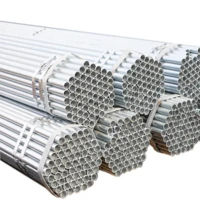 ASTM A53/BS1387 Hot DIP Galvanized Round Steel Pipe / Gi Pipe Pre Galvanized Steel Pipe Galvanized Tube for Construction