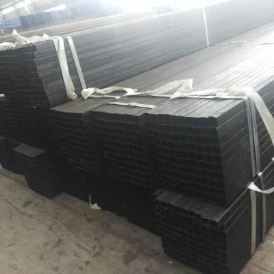 Black Square Rectangler Steel Pipe