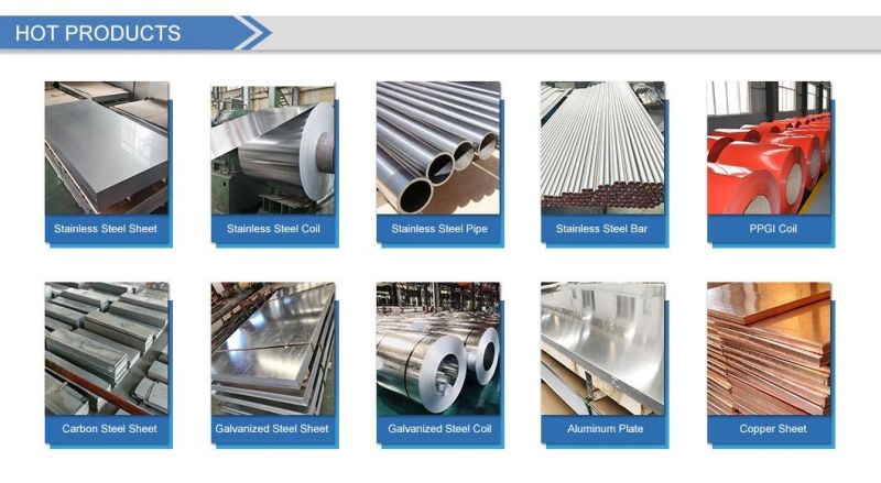 Manufacture AISI 201 202 304 316 316L 310S 309S 420 430 409 410 904L 2b/Ba/Hl 8K Mirror Surface SUS Standard Stainless Steel/Aluminum/Carbon/Galvanized Plate