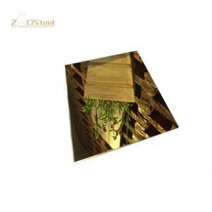 Factory Price 430 Golden Mirror Stainless Steel Ss Sheet