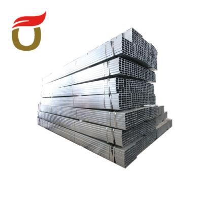 Galvanized Steel Pipe / Square Tube /Rectagular Hollow Section with Gradejis Ss400 Ss490 Professional