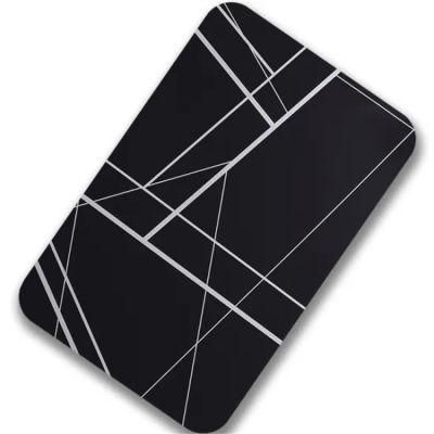 Hot Selling Cold Rolled AISI 316 A240 A480 A554 A276 No. 1 2b Ba No. 4 8K Super Black Mirrior Hairline Hl Stainless Steel Sheet