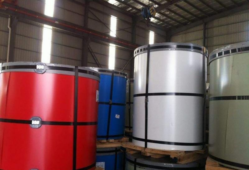 Prepainted Material Embossed Matt Color Coated Aluminum Coil