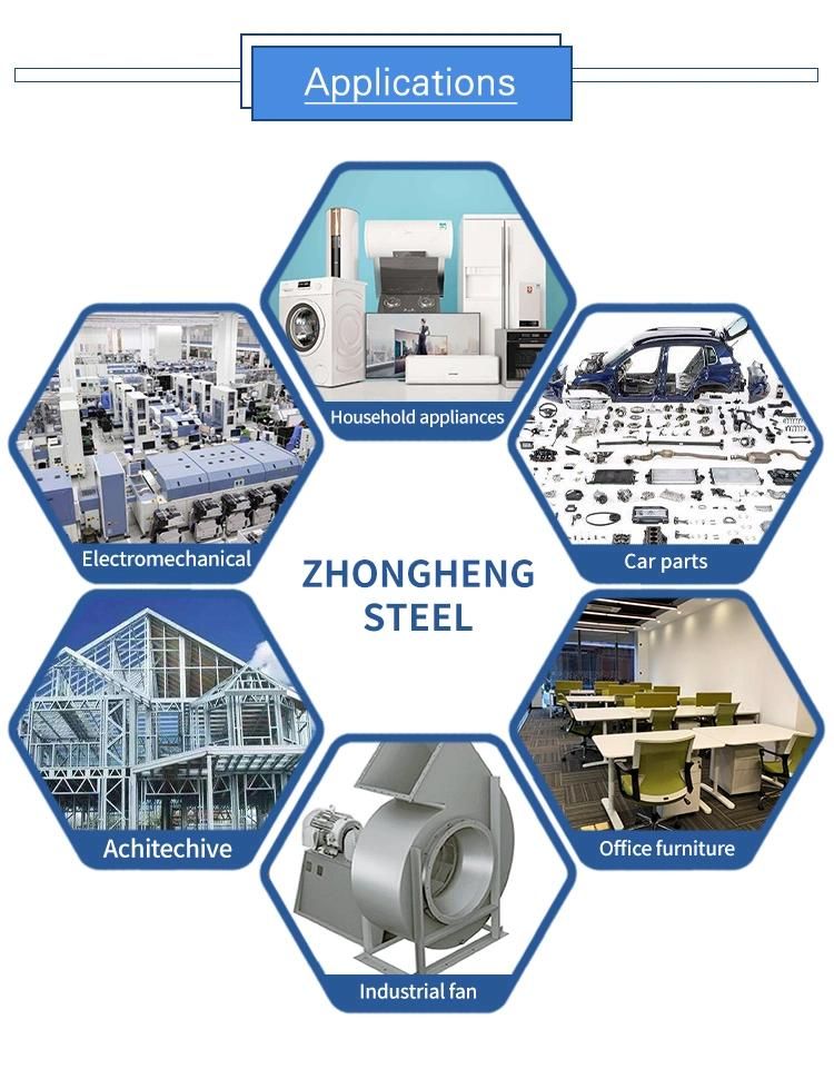 Zinc Coating Z60 Z100 Z180 Z275 Dx51d Dx52D Dx53D PPGI Galvanized Sheet Gi Sheet Galvanized Steel Sheet