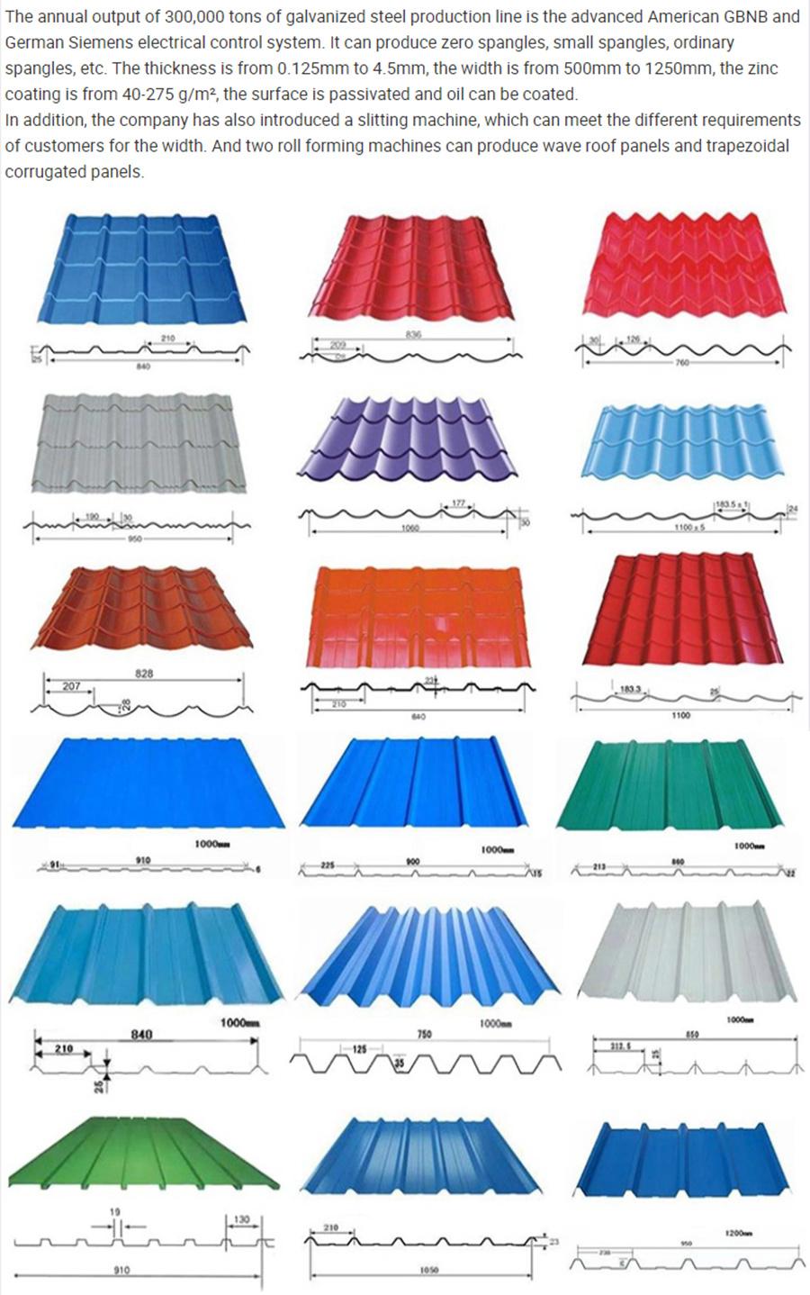 Cold Rolled Corrugated Steel Sheet Printed PPGI Galvanize Steel Coil/Plate