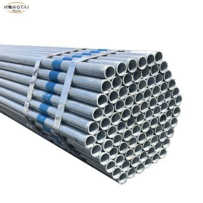 ERW Black Iron Pipe Schedule 40 Black Round Welded Galvanized Steel Pipe