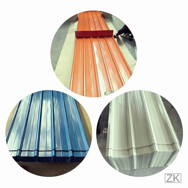 Color Roofing Sheet Corrugated Corrugated Galvanized Steel Roofing Sheet