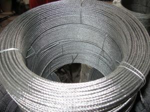 Galvanized Steel Cable 6X15+7FC