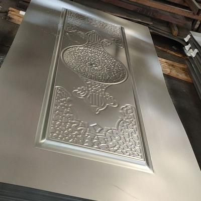 Exterior Door Skin Stamped Steel Sheet Plate Embossed Steel Door Skin Steel Plates Sheet