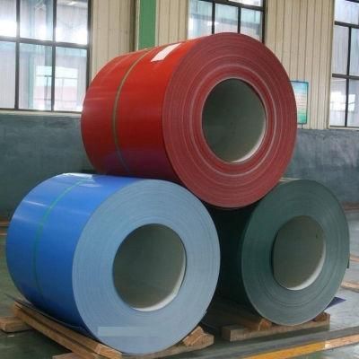 Manufacturer 0.12-4.0mm PPGI PPGL Color Coated Prepainted Galvanized Steel Coil
