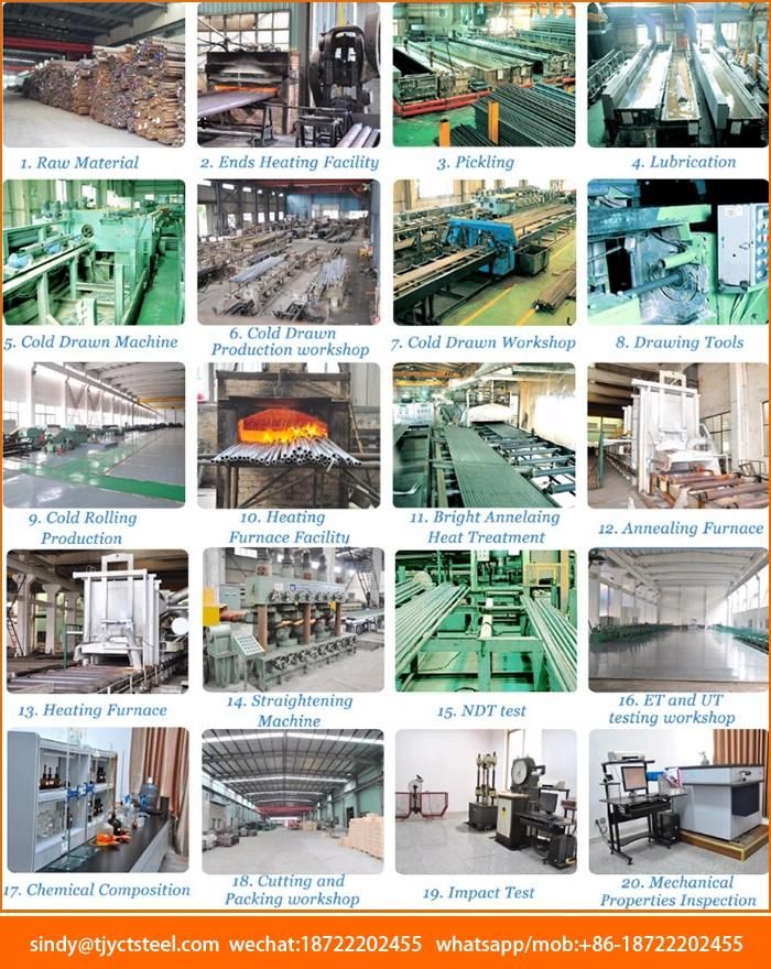 ASTM A312 Tp316 Welded Steel Square Tube Price for Chemical Industrial