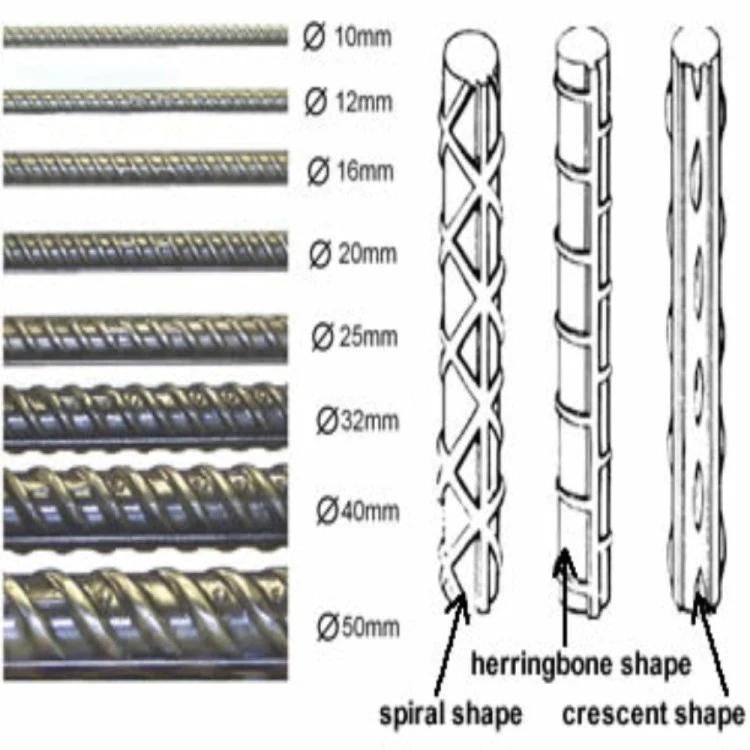 10mm Corrugated Steel Bar Bending to U Shape