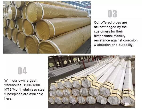 Corrosion Resistant 304 316 321 Stainless Steel Pipes